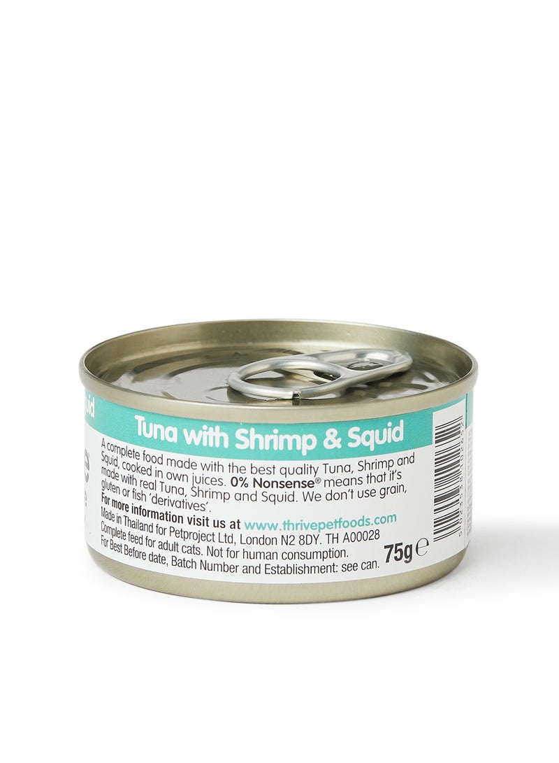 THRIVE Complete Cat Tuna With Shrimp And Squid Multicolour 75grams - Image 2