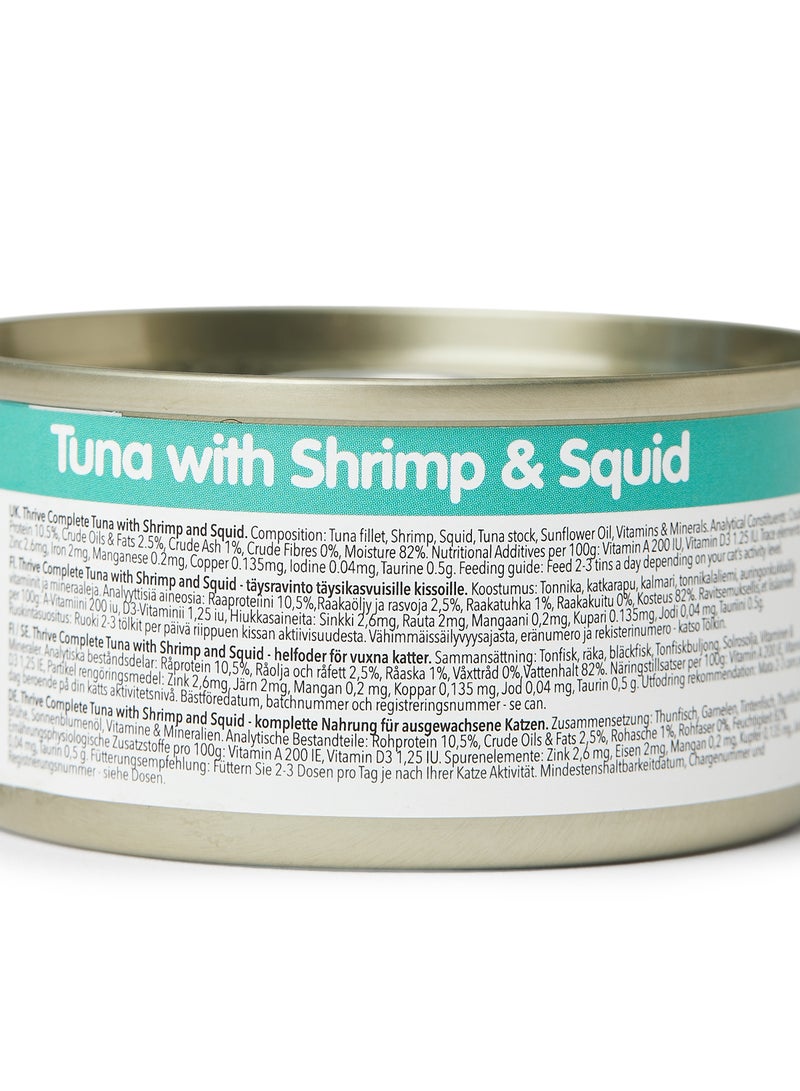 THRIVE Complete Cat Tuna With Shrimp And Squid Multicolour 75grams - Image 3