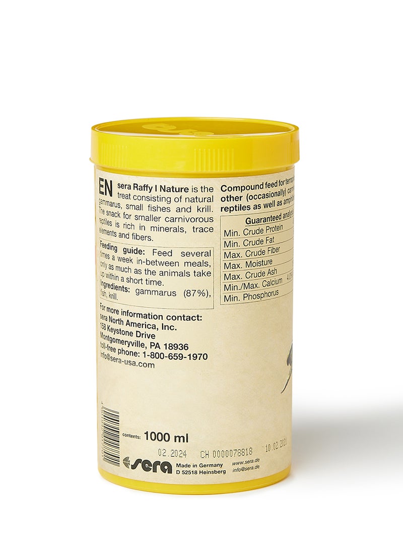 Sera - Raffy Reptiles And Amphibians Morsels Food 1000ml - Image 1