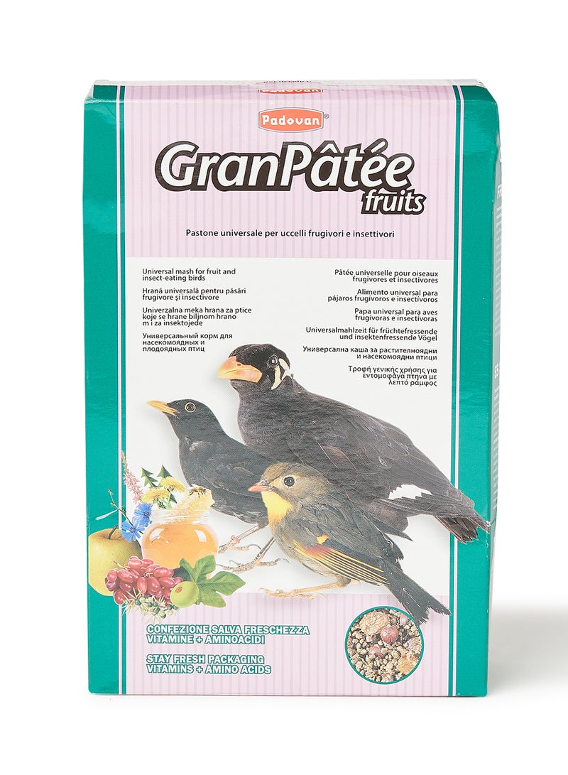 Padovan Granpatee Fruits Complete Food With Fruit And Honey 1kg - Image 1