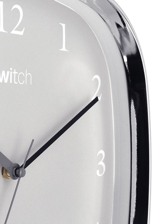 Modern Square Shape Wall clock Superb Quality Wall Clocks to Keep Track of time in your Unique Home MC2032 Grey 30.5 x 5.0 x 30.5cm