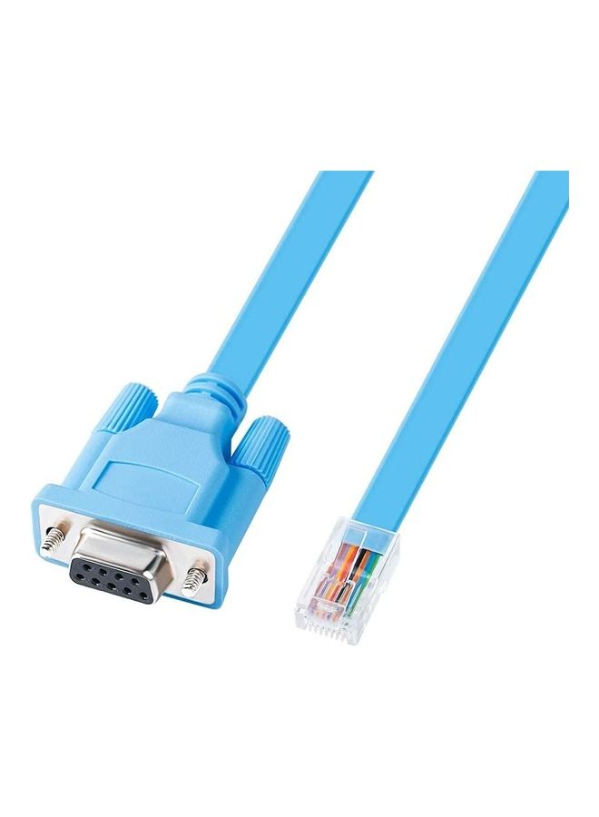 DB9 To RJ45 Cable Blue  - Image 3