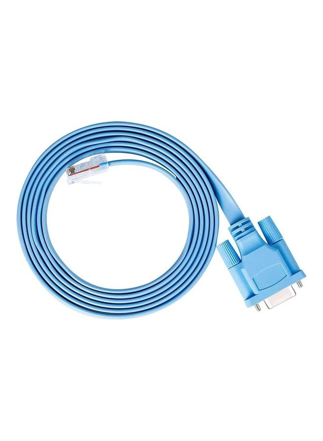 DB9 To RJ45 Cable Blue  - Image 1