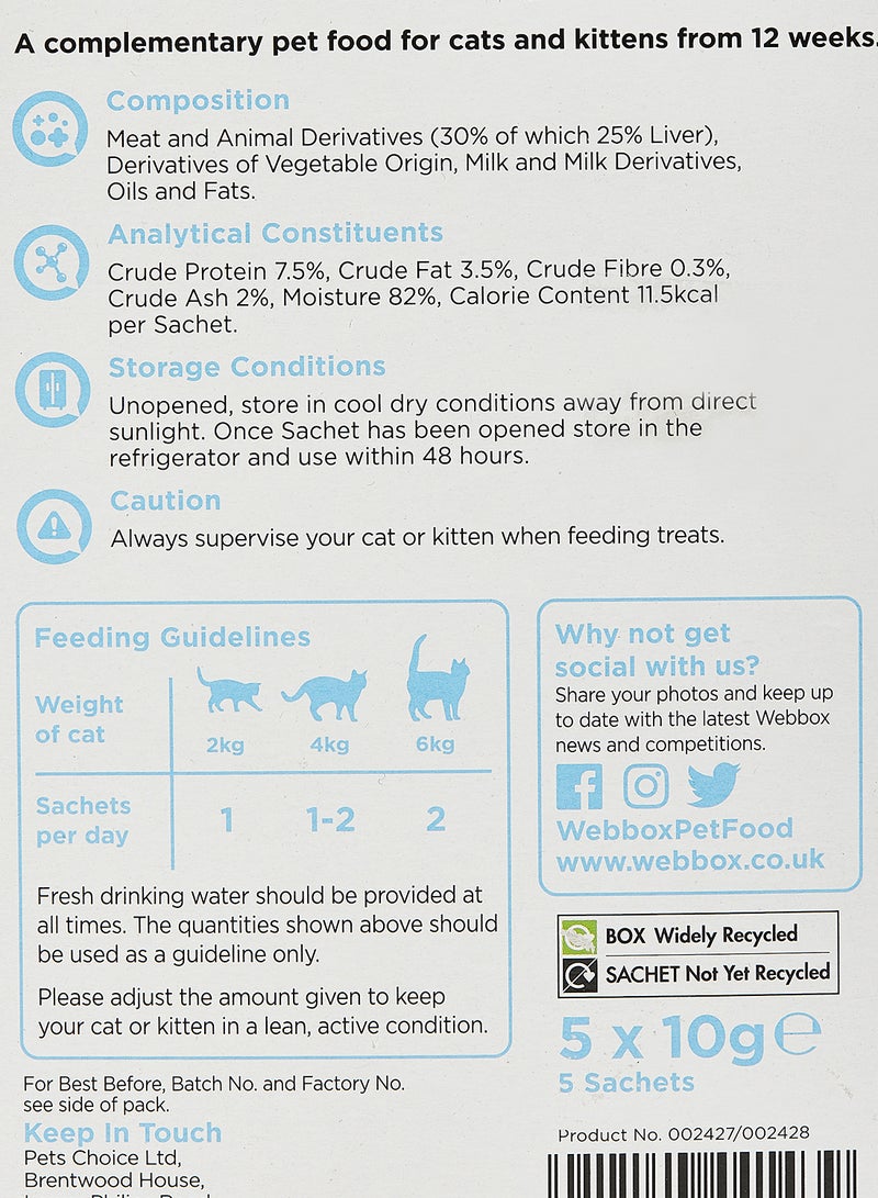 Webbox Lick - E- Lix With Liver 10g Pack of 5  - Image 3