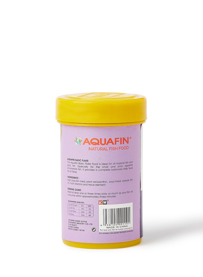 AQUAFIN Basic Flake Daily Fish Diet Floating Type Food 100ml  - Image 2