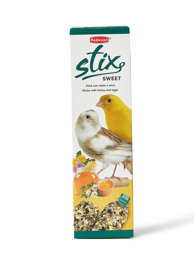 Padovan Stix Berries Softbills For Canaries With Egg And Honey Clear 80grams - Image 1