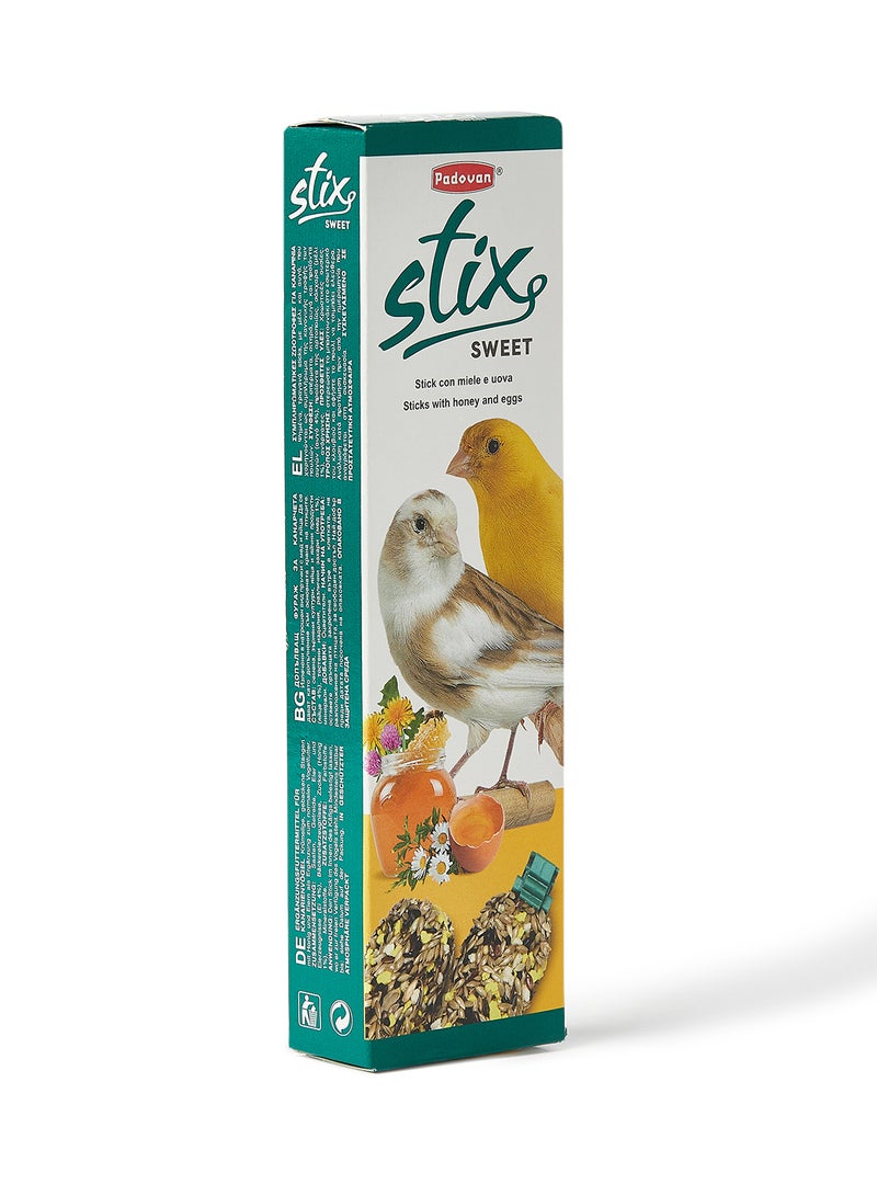 Padovan Stix Berries Softbills For Canaries With Egg And Honey Clear 80grams - Image 3
