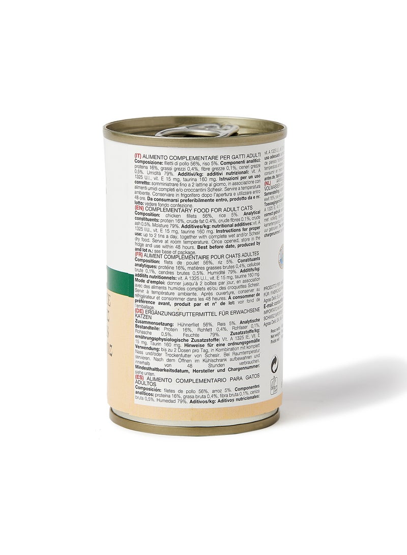 Schesir Cat Can Chicken Fillets With Rice 140grams  - Image 2