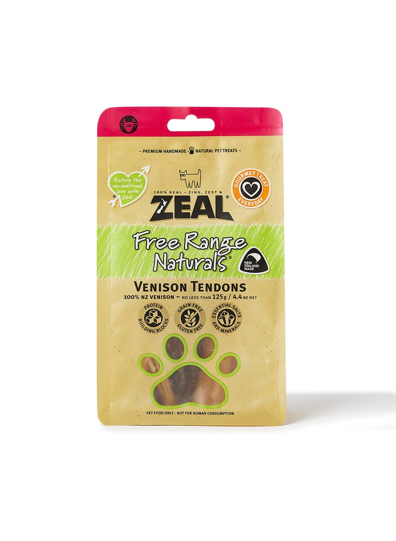 zeal Venison Tendons Multicolour 125grams - Image 1