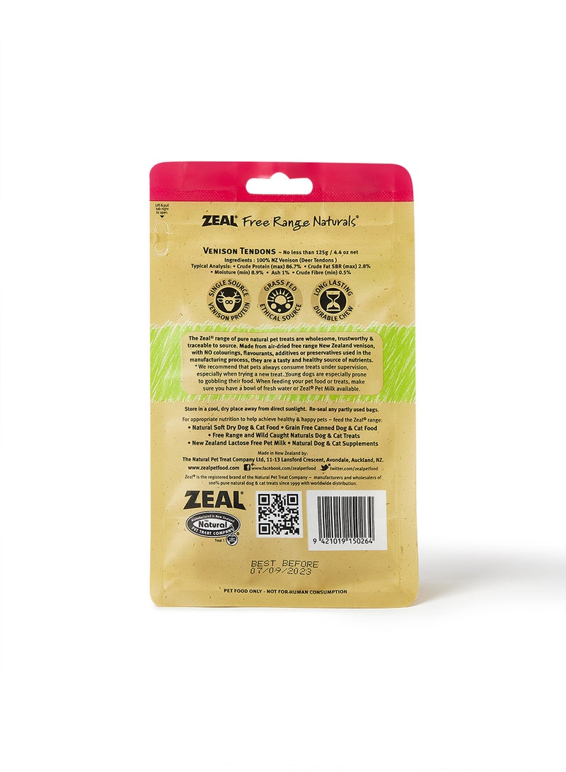 zeal Venison Tendons Multicolour 125grams - Image 2