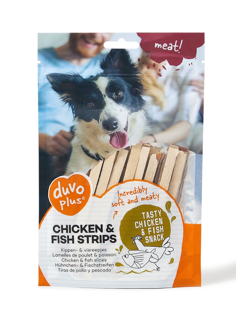 Duvo Chicken And Fish Strips Multicolour 80grams - Image 1
