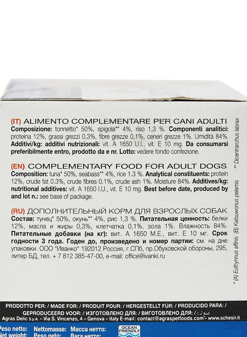 Dog Wet Food Tuna With Seabass 340grams