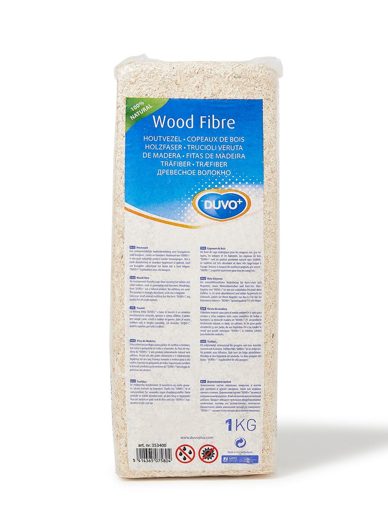 Duvo Wood Chips Small Animals Beddings Multicolour 1kg  - Image 2