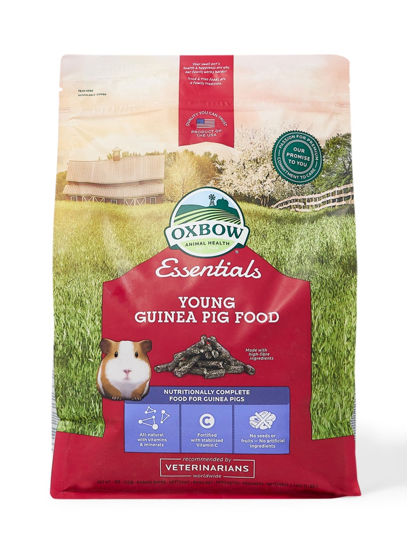Oxbow Essential Young Guinea Pig Food Brown 2.25kg - Image 1