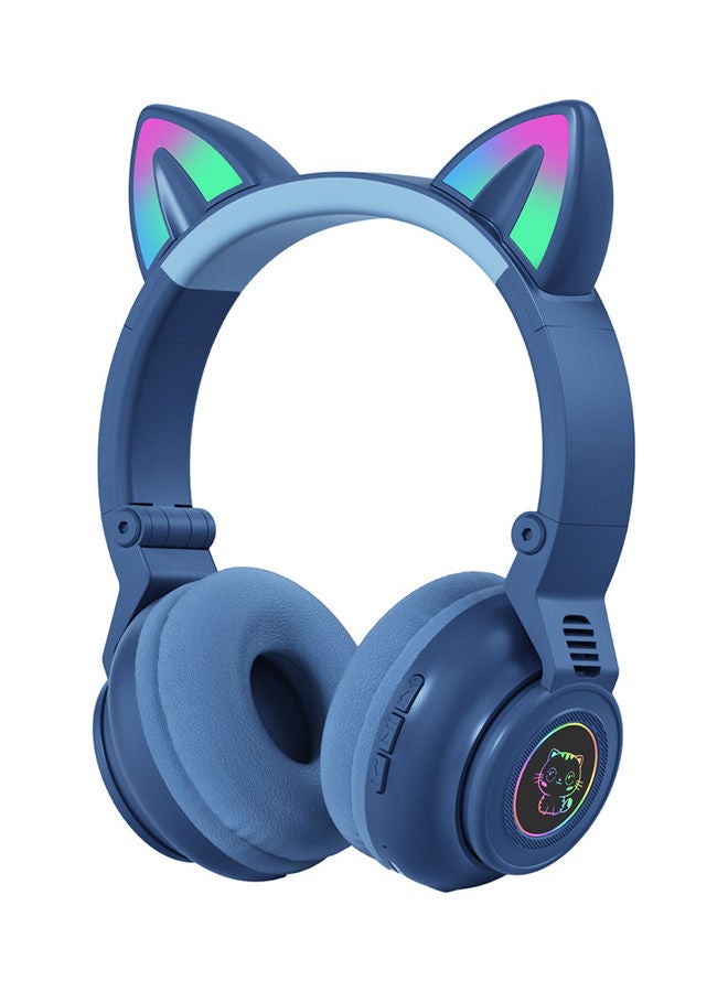 Wireless Foldable Headphone Blue - Image 1