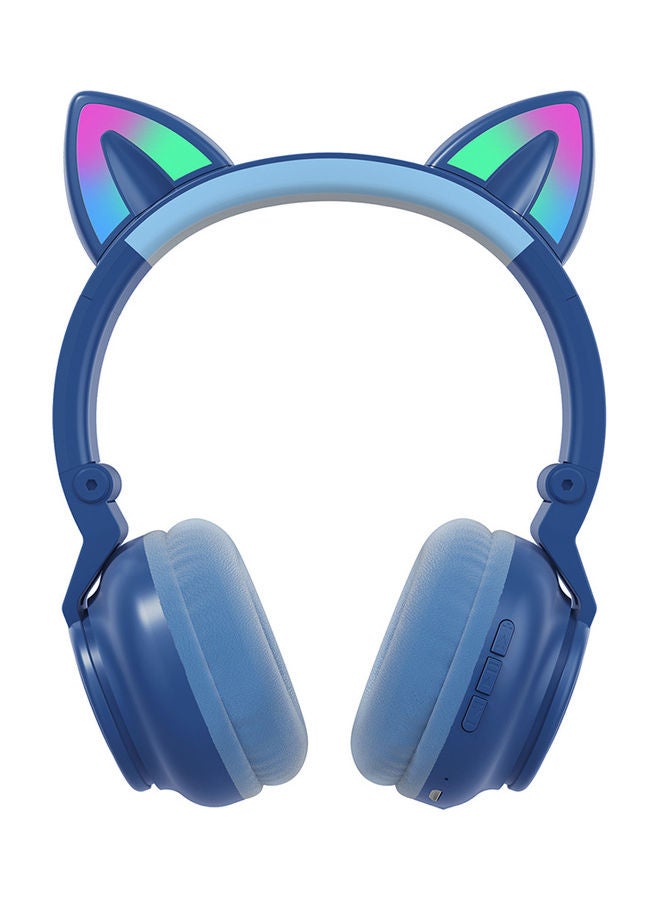 Wireless Foldable Headphone Blue - Image 2