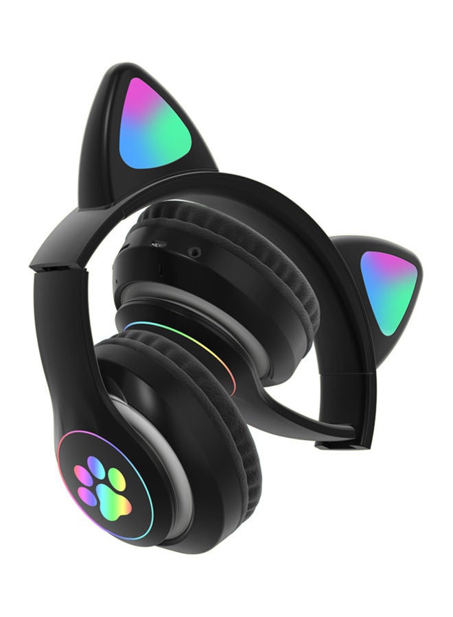 BT 5.0 Wireless Foldable Headphone Black - Image 3