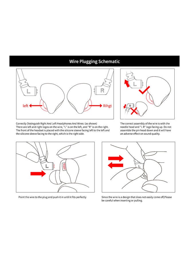 KZ 3.5mm Wired Earphone Blue - Image 4