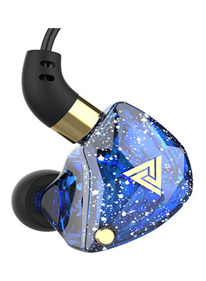 QKZ 3.5mm Wired Earphone Blue  - Image 2