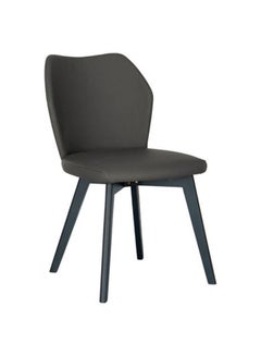GAUTIER 2-Piece Edito Wooden Anthracite Chair Set Basalt Grey/Black 50x87x59cm 