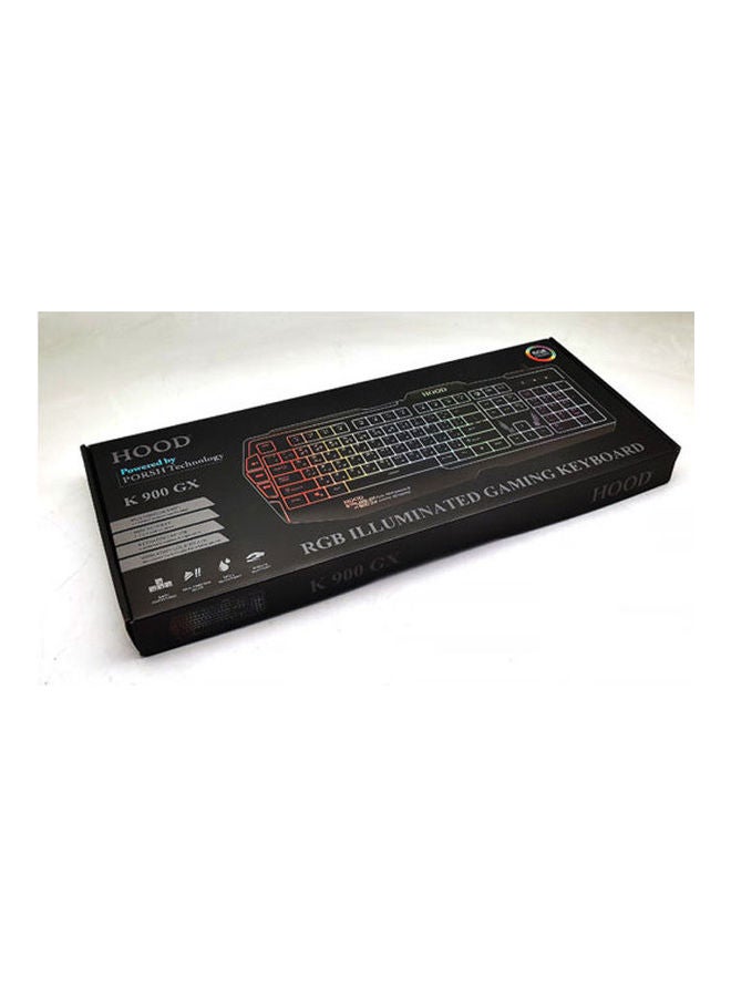 HOOD K900 Gaming Keyboard/RGP 7 Colour/Mic/Anti Ghost/3G-Keys/2Y - Image 5