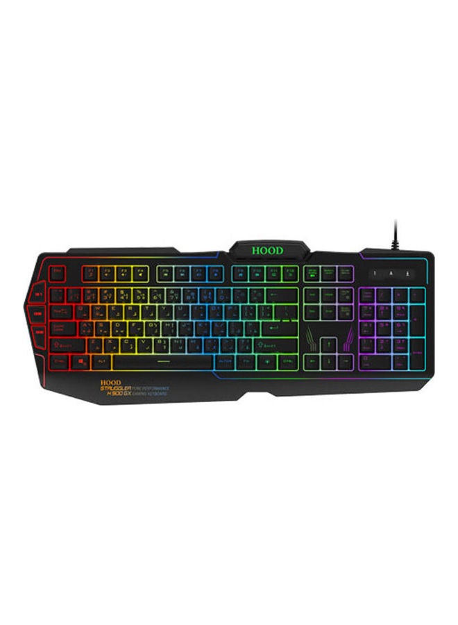 HOOD K900 Gaming Keyboard/RGP 7 Colour/Mic/Anti Ghost/3G-Keys/2Y - Image 1