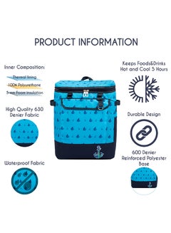 Biggdesign Anemoss Sailboat Heat Insulated Bag Blue  - Image 5