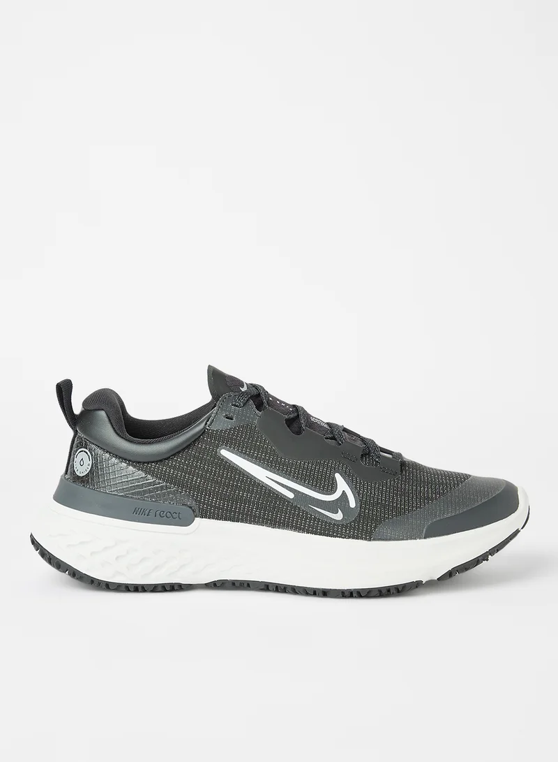 Nike React Miler 2 Shield Weatherised Road Running Shoes Grey