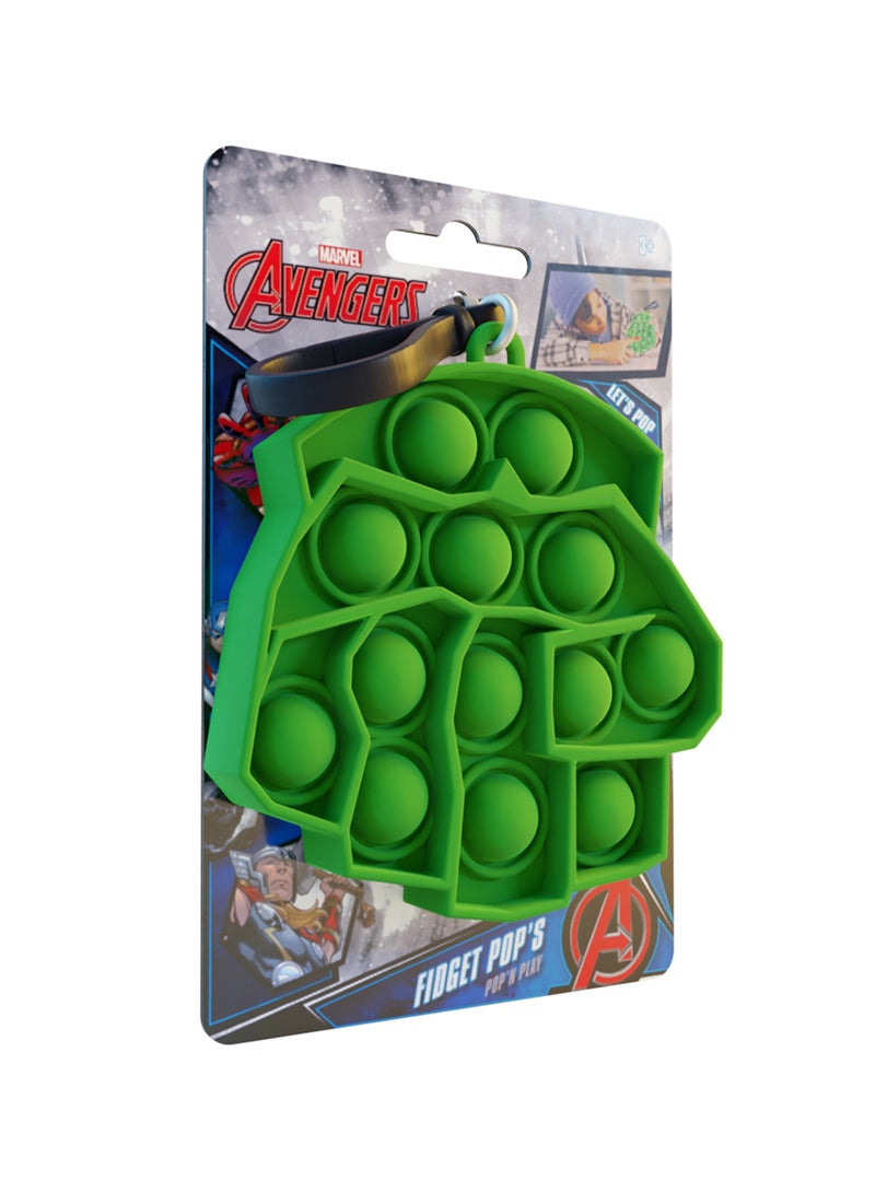 MARVEL - Fidget Popup Keychain - Hulk - Image 1