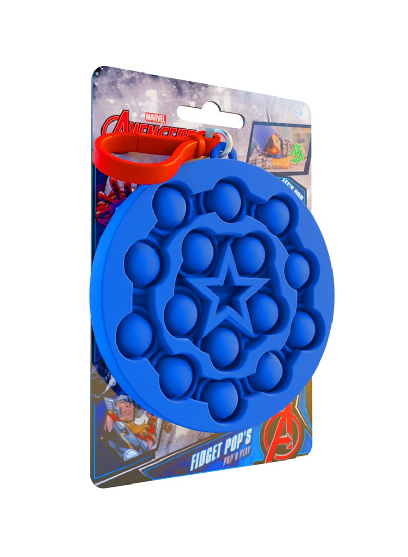 MARVEL - Captian America Fidget Popup Keychain 1cm - Image 1