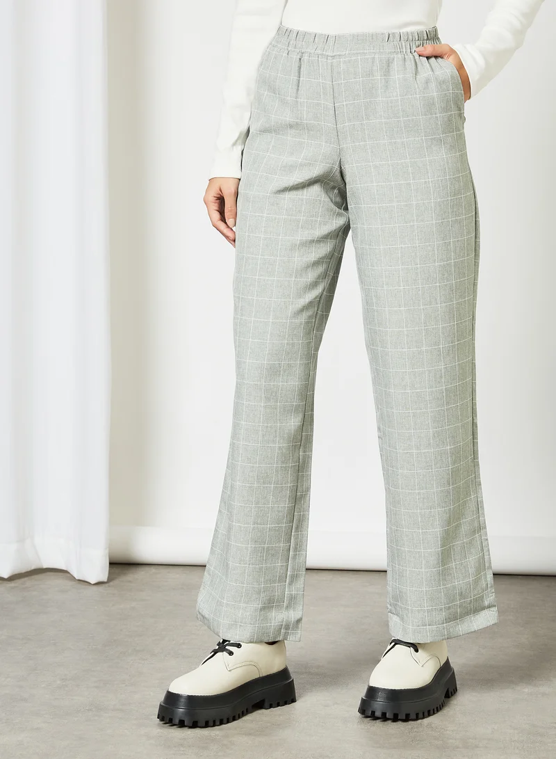 SELECTED FEMME Check Print Trousers