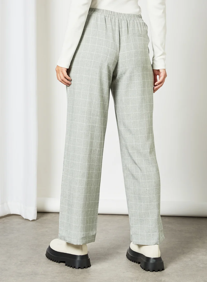 SELECTED FEMME Check Print Trousers