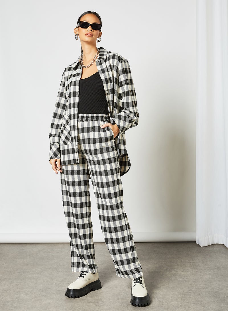 Gingham Check Pants Black/White - v1633855392/N44924135V_3