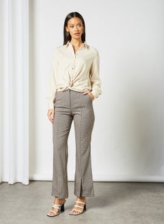 Y.A.S Flare Hem Trousers Multicolour  - Image 3