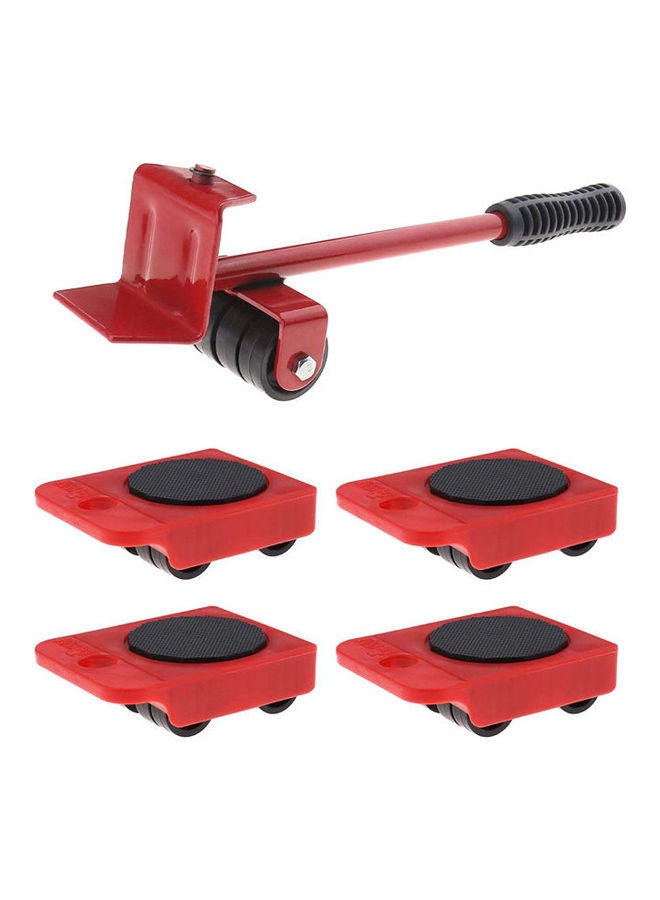 OTOTEC 5Pcs Furniture Moving Lifter Shifter Mover Kit Red 35 x 10 x 10cm  - Image 1