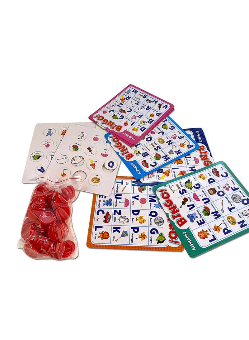 mumbo Jumbo - Alphabet Bingo Letter Board Game For Kids 4 Years And Above, Learn All About Alphabets With No Difficulty, Easy To Understand With Graphic Design Features 2 Players - Image 1