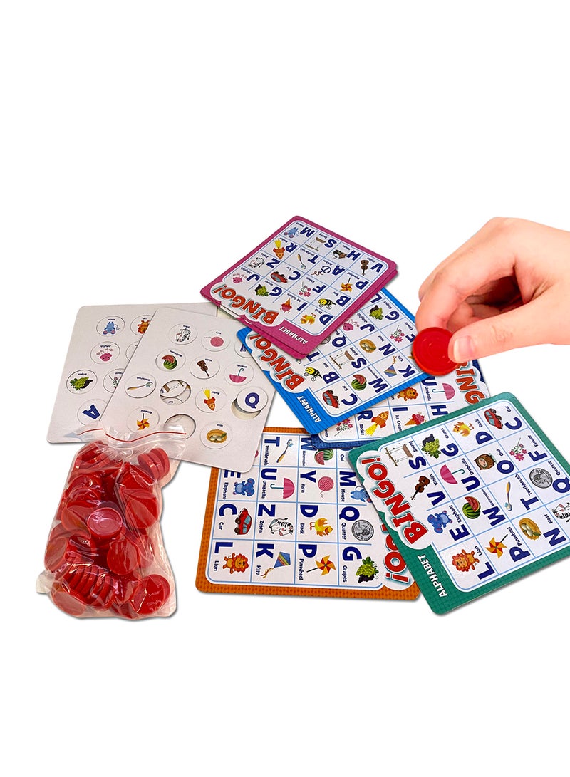 mumbo Jumbo - Alphabet Bingo Letter Board Game For Kids 4 Years And Above, Learn All About Alphabets With No Difficulty, Easy To Understand With Graphic Design Features 2 Players - Image 1