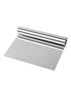ZONGR Zongr Dough Pastry Sc Cutter Chopper Stainless  Bread Separator Scale Knife Pastry Sc Silver  - Image 1