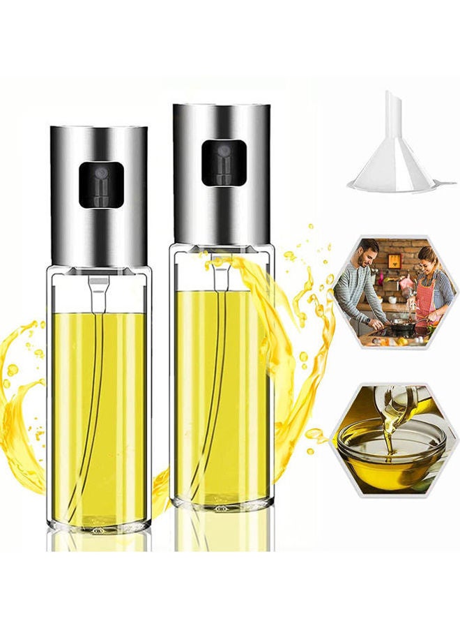 Olive Oil Sprayer For Cooking, 2 Pack  Oil Spray Mister Clear 100 mlcm  - Image 1