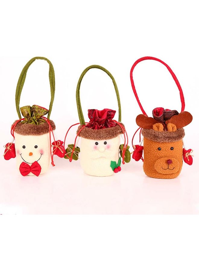 Stylish Snowman Gift Bag Biege 12 X 18cm  - Image 2