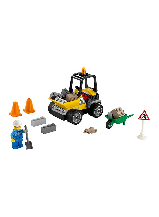 LEGO 60284 City Roadwork Truck  Building Kit 58 Pieces 58 4+ Years  - Image 5