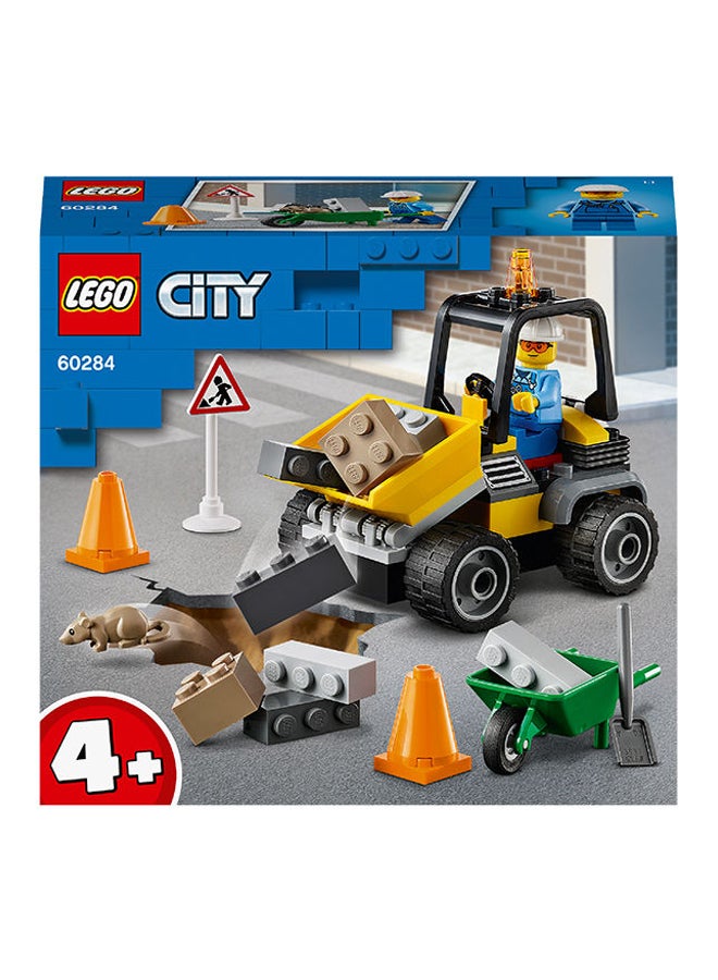 LEGO 60284 City Roadwork Truck  Building Kit 58 Pieces 58 4+ Years  - Image 2