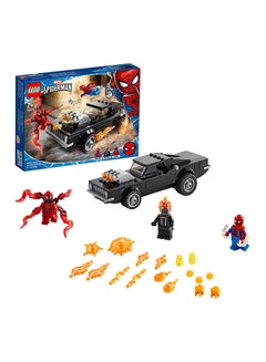 76173 Marvel Spiderman: Spider-Man and Ghost Rider Vs Carnage Building Toy Set For Kids 7+ Years