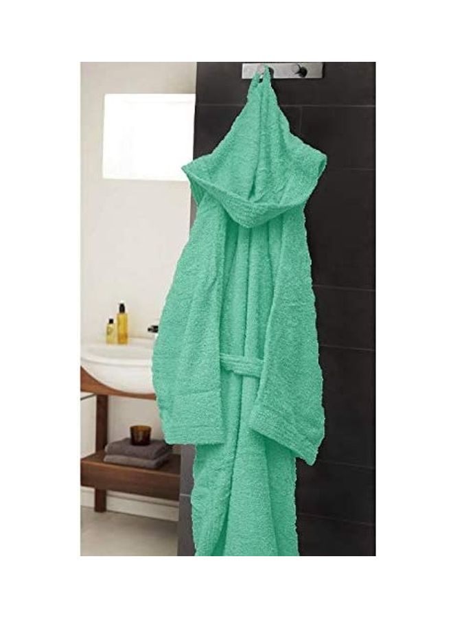 Home Essentials - Bliss Casa - Unisex Bathrobe - 100% Cotton Super Soft Highly Absorbent Bathrobes For Women & Men- Perfect for Everyday Use Unisex Mint Adult Size - Image 1