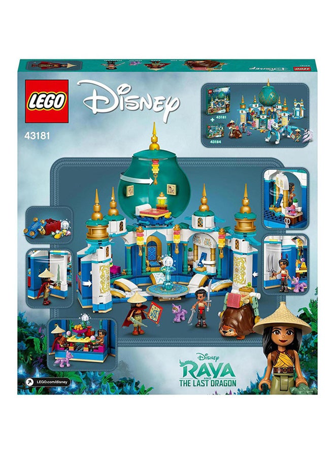 43181 610-Piece Raya And The Heart Palace Building Set 610 7+ Years