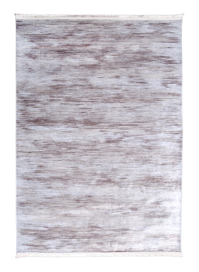 ميرينوس سجادة أرضية عصرية من مجموعة سوندوس رمادي/ أبيض 140 x 200سم - Image 1