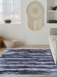 MERINOS Sondos Collection Contemporary Area Rug Black/White 140 x 200cm  - Image 4