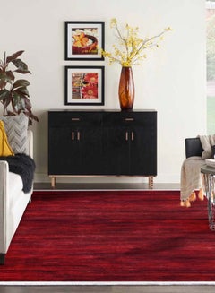 MERINOS Sondos Collection Contemporary Area Rug Red 140 x 200cm  - Image 4
