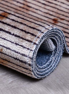 MERINOS Sondos Collection Contemporary Area Rug Brown/White 140 x 200cm  - Image 3
