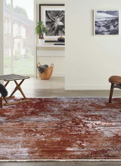 MERINOS Sondos Collection Contemporary Area Rug Brown/White 140 x 200cm  - Image 4